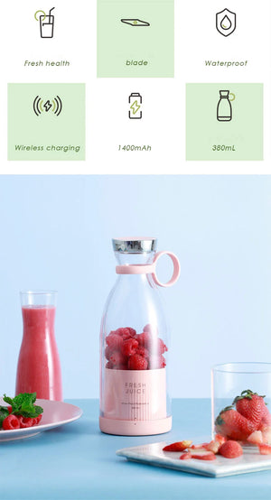 Pruf Blender - No. 1 Unique Portable Blender with Wireless Charging